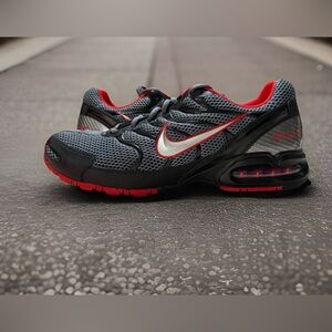 Men's Nike AIR MAX TORCH 4 Dark Grey/Metallic Silver/Red SIZE 14 *BOX NO LID*